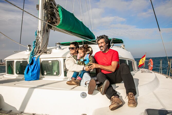 Barcelona Small Group Trip by Catamaran w Tapas, Cava and Sunset - An hour and 25 minutes on open Mediterranean water