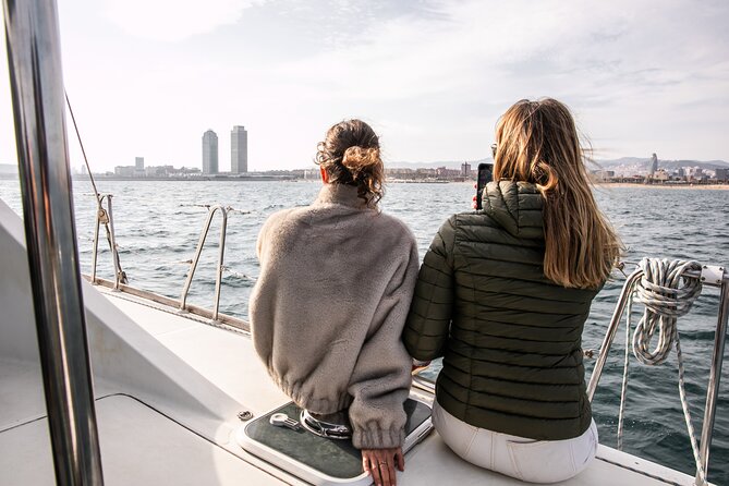 Barcelona Small Group Trip by Catamaran w Tapas, Cava and Sunset - Swimming and SUP boards depend on conditions
