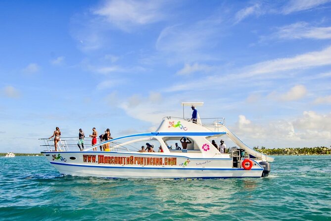 BBQ and Slide on a Private Catamaran with Unlimited Drinks - The natural pool offers the longest swim