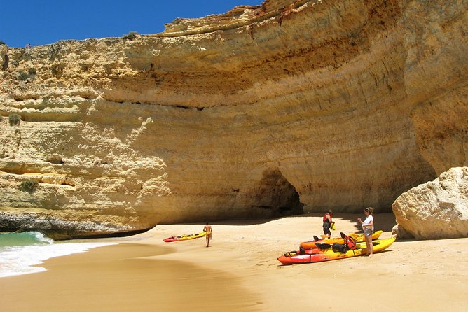Benagil Kayak Tour On Board a Fantastic Catamaran - The guides and the group size