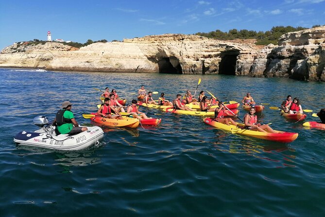 Benagil Kayak Tour On Board a Fantastic Catamaran - What the kayaking feels like in practice