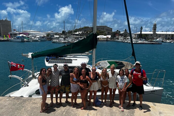Bermuda Private Catamaran:Snorkeling, Shipwrecks & Cliff Jumping - Family groups, cruise visitors, and mixed abilities