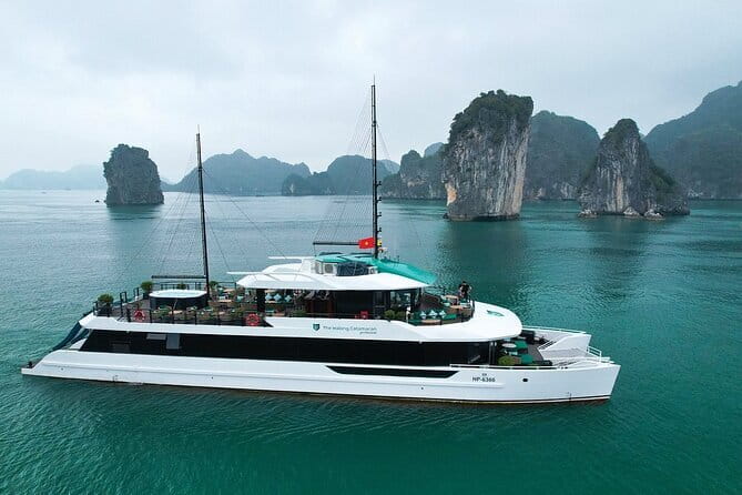 Best Selling Catamaran Cruise Premium Day Trip Explore Halong Bay - Key points to know before booking