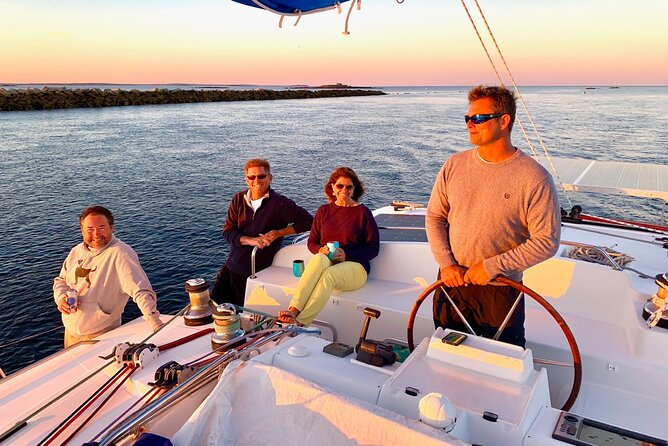 Bimini Charters - Private 3hr Catamaran Charters, Sail & Snorkel - A sunset option over the Gulf of Mexico