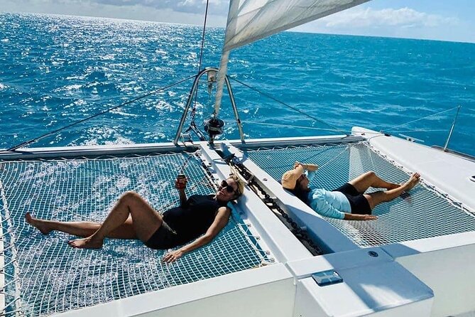 Bimini Charters - Private Luxury Catamaran 3-hr Sunset Sails - West Sambo reef, dolphins, and turtles