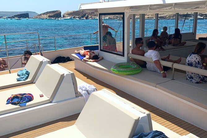Blue Lagoon Evening Catamaran Cruise - Crystal Lagoon and a shorter swim