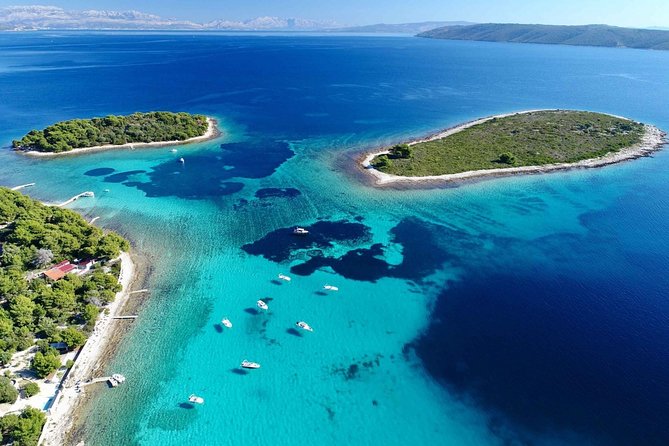 Blue Lagoon, Trogir & Čiovo catamaran tour with Food and Drinks - A full Adriatic day from Split