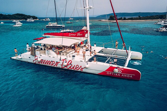 Blue Lagoon, Trogir & Čiovo catamaran tour with Food and Drinks - Fumia Bay on Čiovo and lunch onboard