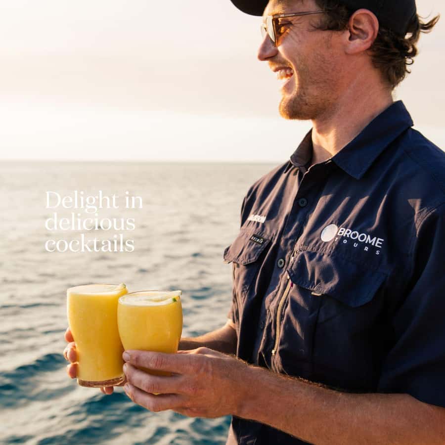Broome's Iconic Catamaran Sunset Cruise - Hotel pickup and the walk to the tender