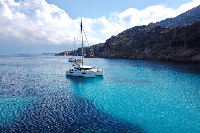 By Catamaran to the La Maddalena Archipelago from Poltu Quatu - Snorkeling, fruit, and a Sardinian aperitif