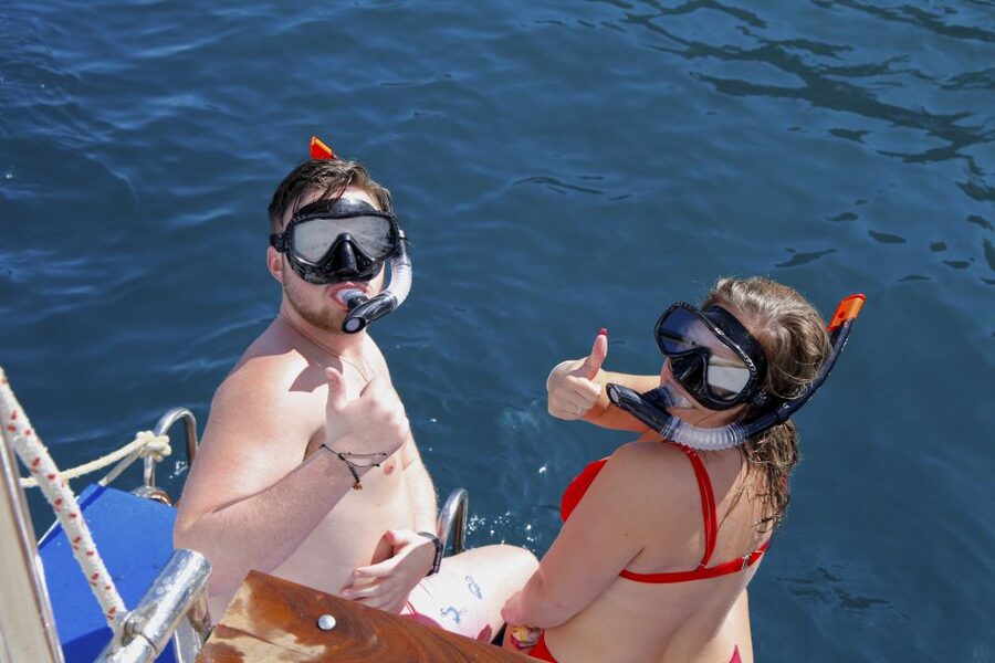 Cabo San Lucas: Private Catamaran Cruise - The semi-private beach stop