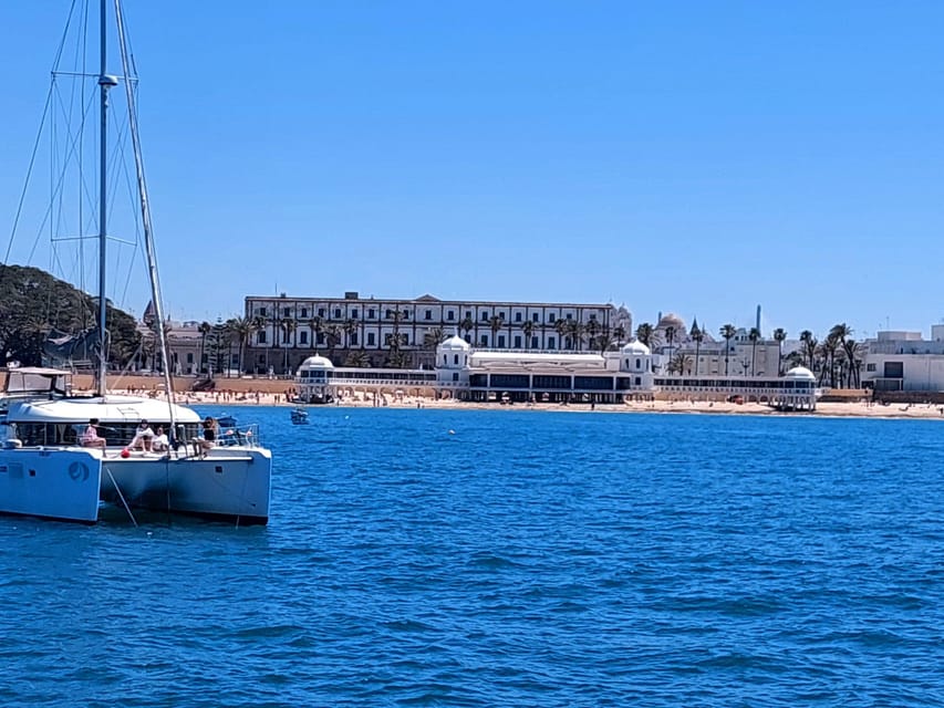 Cádiz: Bay of Cadiz Catamaran Tour with Swim Stop (Jun-Sep) - The one-hour swim stop