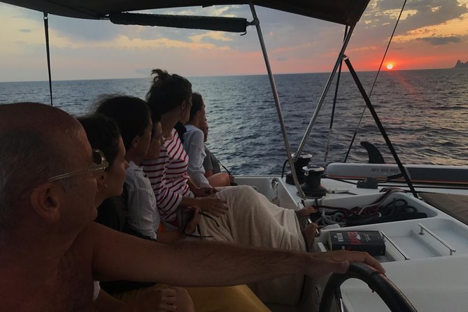 Cala Bassa & Cala Compte in Catamaran, sunset closing!! - The crew and onboard service