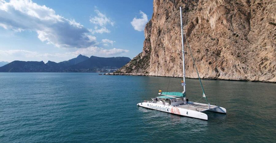 Calpe: Catamaran Tour with Optional Swim Stop - Leaving Calpe port and finding your sea legs