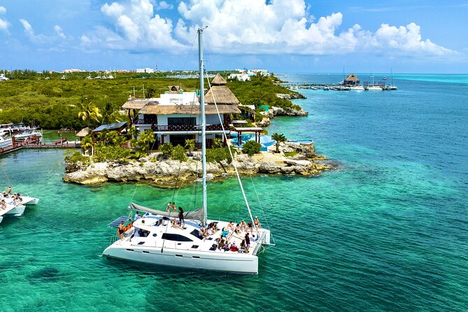 Cancun Catamaran: Isla Mujeres, Snorkeling, Drinks & Buffet Lunch - Setting Out From Playa Tortugas Marina