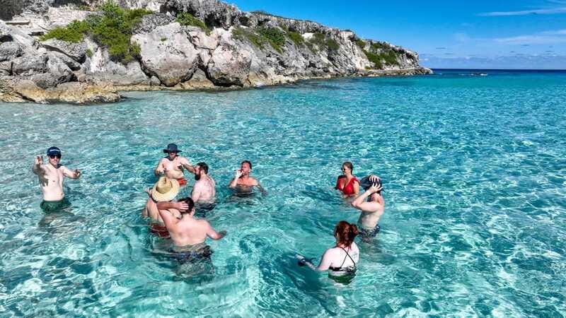 Cancun: Half Day Private Catamaran to Isla Mujeres - Open bar, music, and the tequila finish