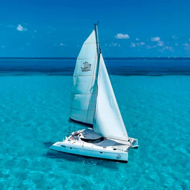 Cancun: Premium Catamaran with Transportation & Dock fee - Key points at a glance