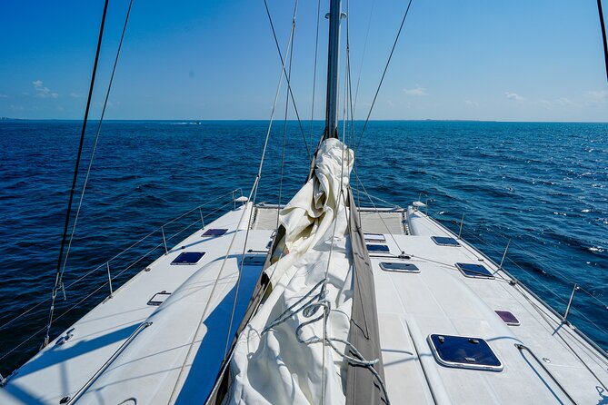 Cancun Private Catamaran Cruise– Open Bar & Snorkeling Experience - A private boat changes the mood