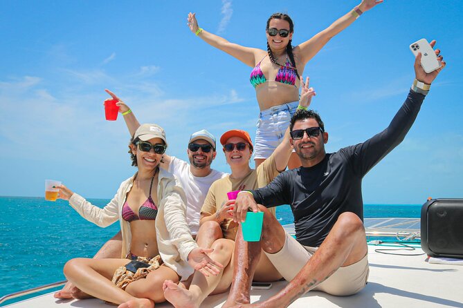 Cancun: Private Catamaran with Open Bar & Snorkeling Option - A private boat from Playa Tortugas