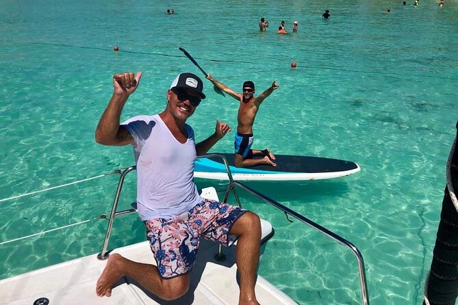 Cancun to Isla Mujeres Private Catamaran Cruising Snorkeling Fun! - Playa Norte, the beach club, and optional lunch