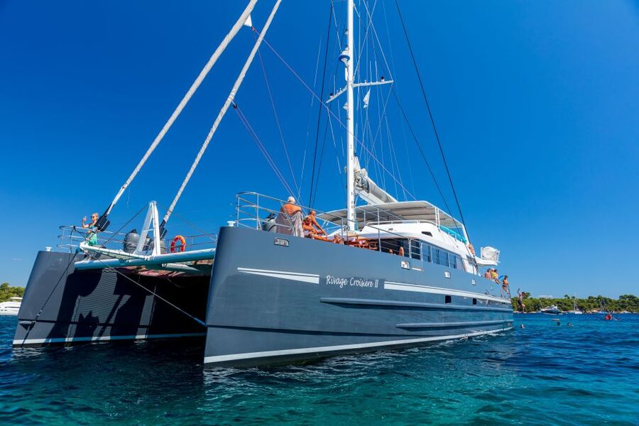Cannes Royal Regatta Catamaran cruise - Cold buffet lunch at 1 p.m.