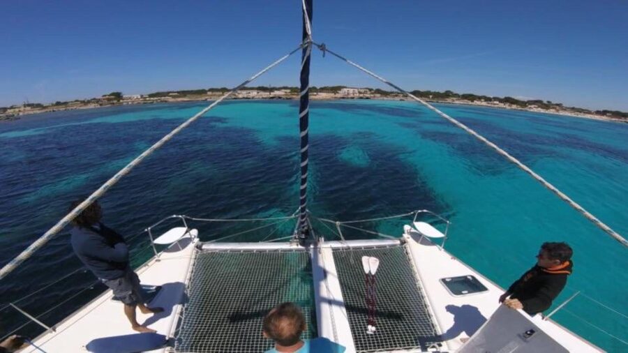 Cannigione: Catamaran daily tour to La Maddalena Archipelago - Swimming, snorkeling, and the tender transfer