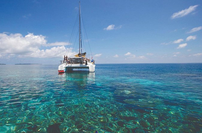 Catamaran Adults Sunset Cruise from Protaras - Green Bay to the Famagusta viewpoint