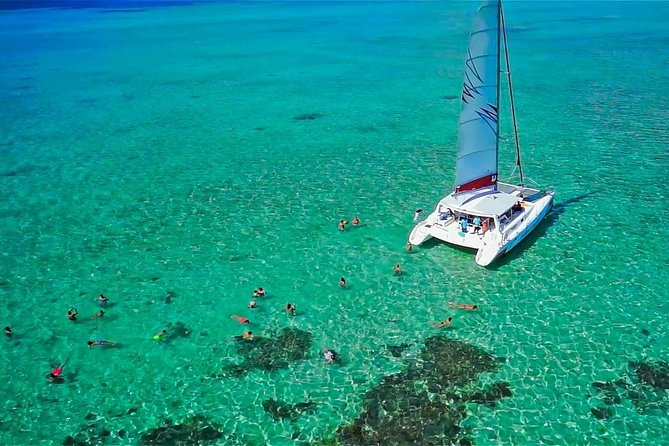 Catamaran Adventure Full Day: Ile aux cerfs,GRSE Waterfall,Snorkeling &BBQ Lunch - How much value do you get for $127.76?