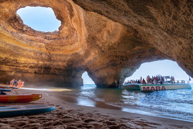 Catamaran BBQ on the Beach: Cruise to Benagil Caves - Seeing Benagil and the Algarve cliffs from the deck