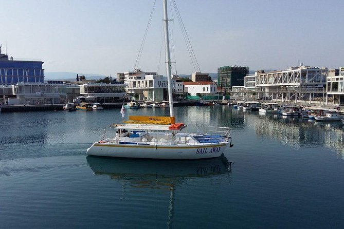 Catamaran Cruise from Limassol - Setting sail from Limassol Old Port