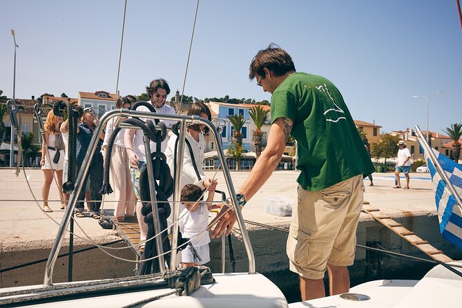 Catamaran Cruise in Nafplio | with Local Treats - Swimming in clear water near quiet coves