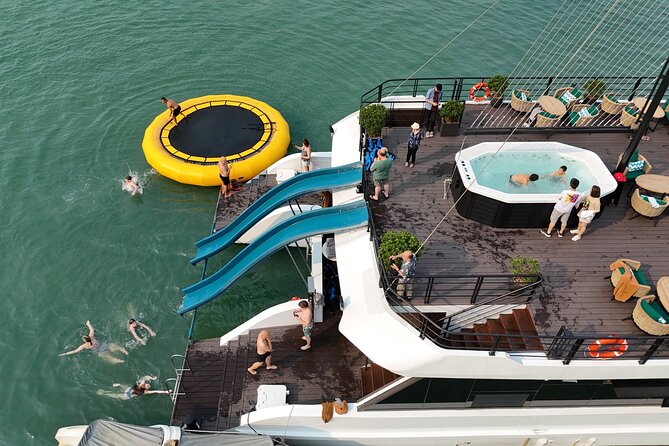 Catamaran Cruise - Most Luxury Day Trip in Halong & Lan Ha Bay - Lan Ha Bay and a quieter stretch of limestone scenery