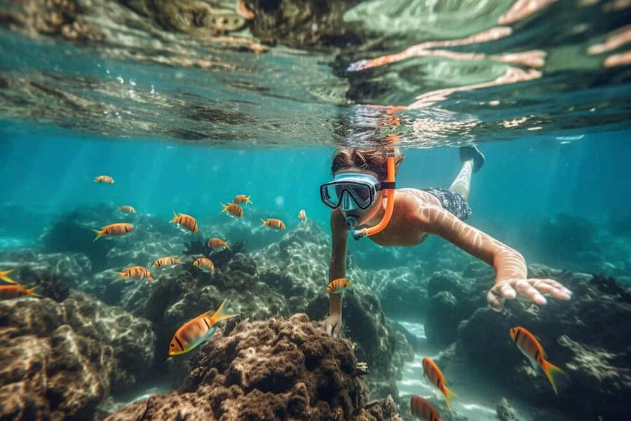 Catamaran cruise to the Lavezzi Islands - The return route includes one last swim