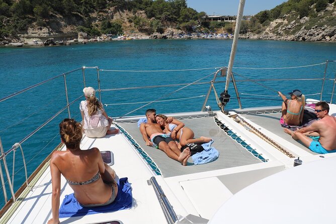 Catamaran Cruises Rhodes - 6 Hours Day Cruise ALL INCLUSIVE - What the crew and boat add