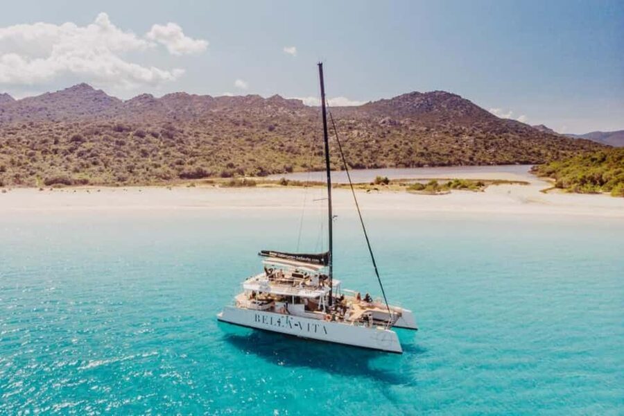 Catamaran day excursion - What the Agriates coastline looks like from the boat
