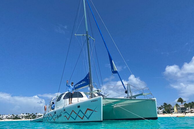 Catamaran Day Sail - Tintamarre’s beach, swimming, and turtle sightings