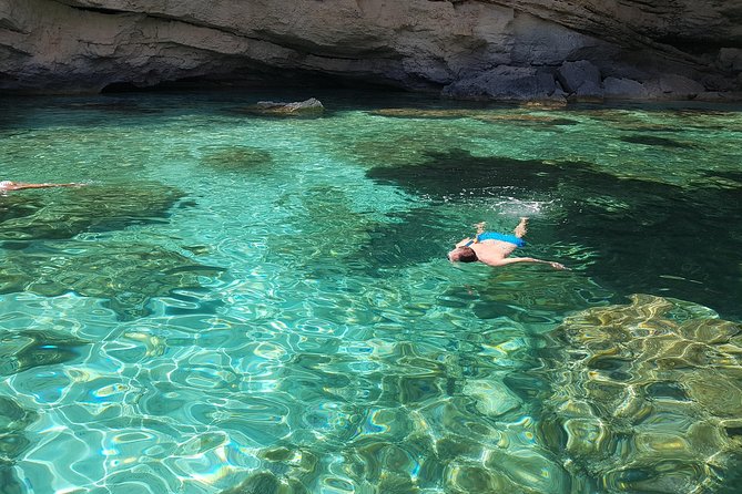 Catamaran Day Trip to the Cale di Orosei with Lunch - Grotta della Contessa is the most unusual swim
