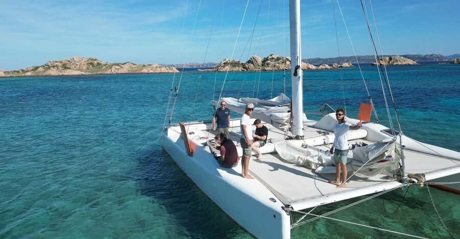 Catamaran: Day trips in La Maddalena's Archipelago - Piscine di Budelli, your first hour in the water