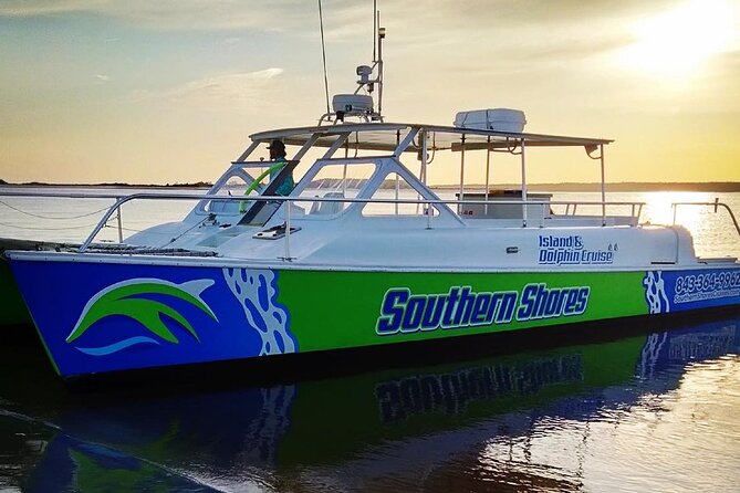 Catamaran Dolphin Cruise in Myrtle Beach with Barrier Island Stop - From Little River to the open Atlantic