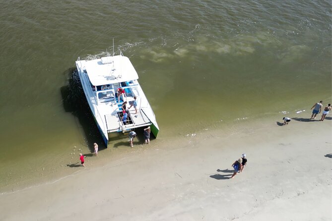 Catamaran Dolphin Cruise in Myrtle Beach with Barrier Island Stop - What the catamaran ride feels like
