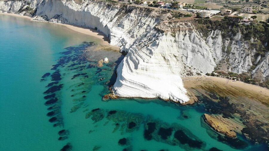 Catamaran excursions to the Scala dei Turchi - Seeing Scala dei Turchi from the sea