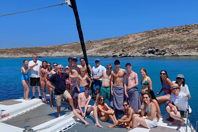 Catamaran Experience Naxos , all inclunding - Swimming stops are the heart of the day