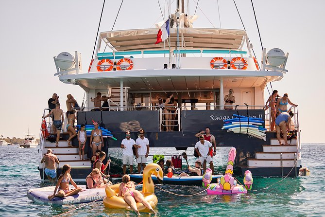 Catamaran from Cannes - Swimming, snorkeling, and paddleboards