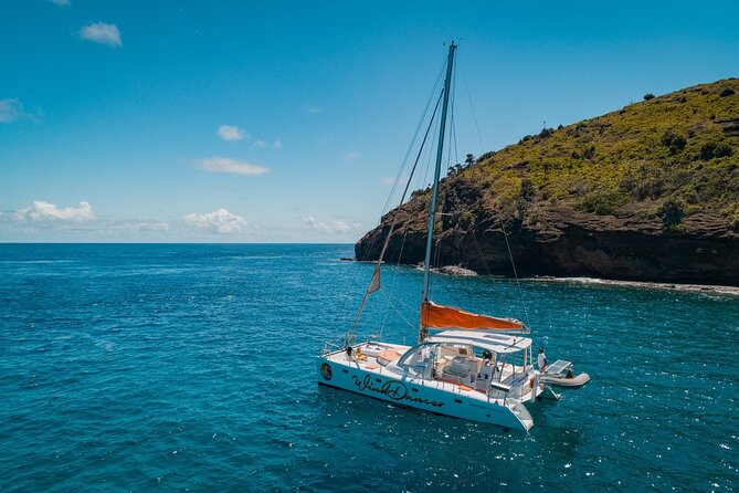 Catamaran Full-Day 3 island Northern Isles Cruise in Grand Baie - Meeting the boat at Grand Baie Public Beach