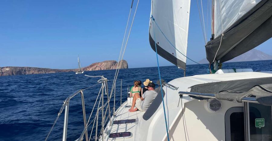 Catamaran Full Day Cruise - Cape Vani and a swim at Kalogries
