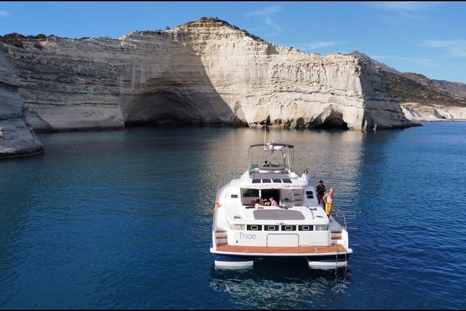 Catamaran Full Day Cruise in Agia Kiriaki Kleftiko - Gerakas combines a secluded swim with lunch