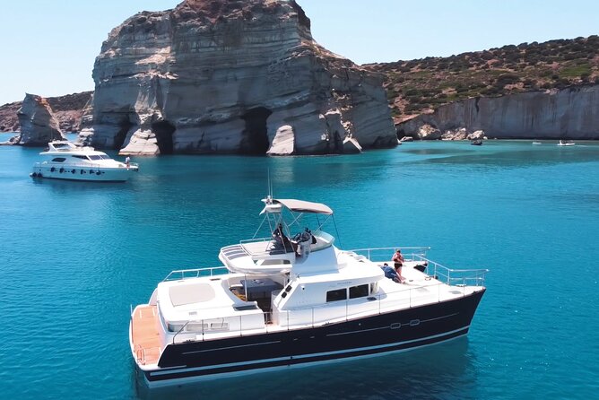Catamaran Full Day Cruise in Agia Kiriaki Kleftiko - Weather can change the plan