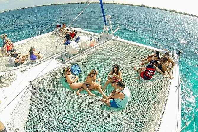 Catamaran Isla Mujeres Drinks and Lunch Party - Sailing from Playa del Carmen toward Isla Mujeres