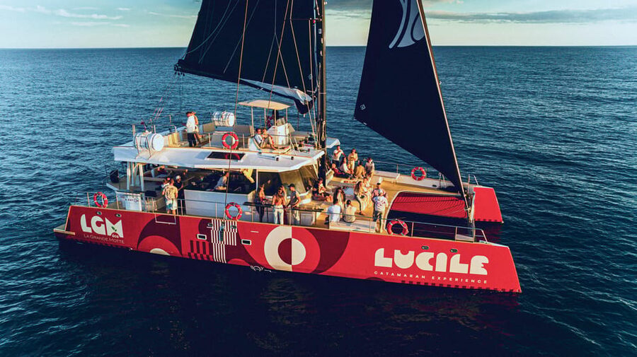 Catamaran Lucile | La Grande Motte Guided tours of the ports - Port Camargue and Europe’s largest marina