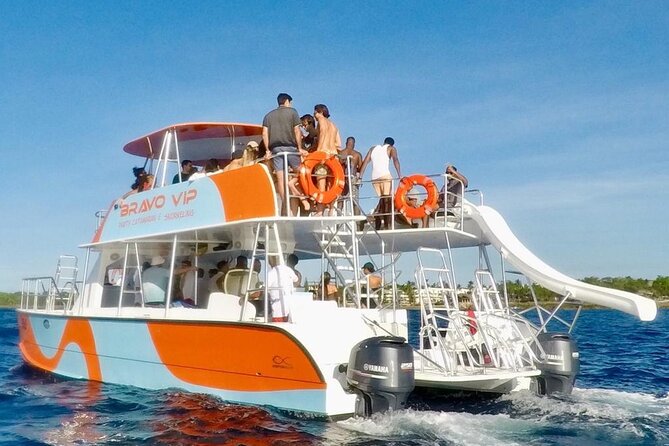 Catamaran Party Cruise with Snorkeling & BBQ - The first reef stop